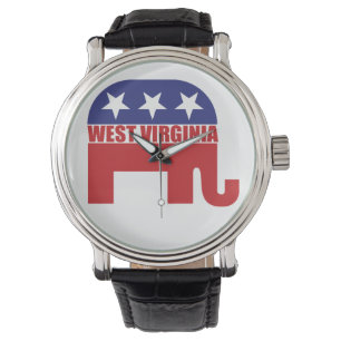 West- Virginiarepublikaner-Elefant Armbanduhr