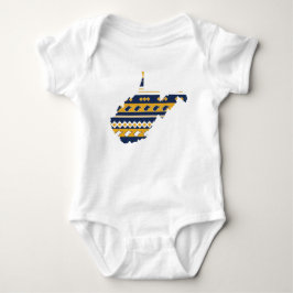 West- VirginiaStaatsstolz Baby Strampler