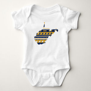 West- VirginiaStaatsstolz Baby Strampler