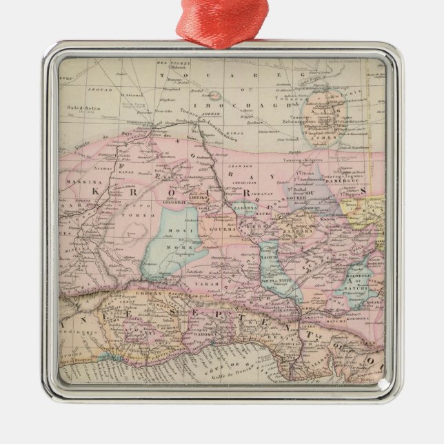 Westafrika 2 ornament aus metall (Vorne)