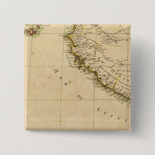 Westafrika Button (Vorderseite)