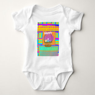 Westafrikanischer Inspirierter Osterkorb Baby Strampler