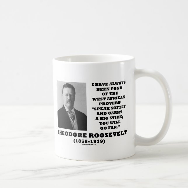 Westafrikanischer Sprichwort-Stock Theodore Kaffeetasse (Rechts)