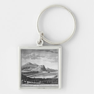 Westansicht der Stadt von Edinburgh, 1753 Schlüsselanhänger