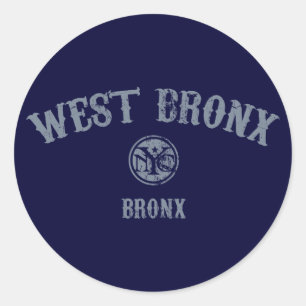 WestBronx Runder Aufkleber