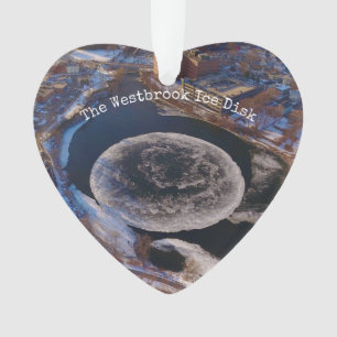 Westbrook Ice Disk Maine Ornament