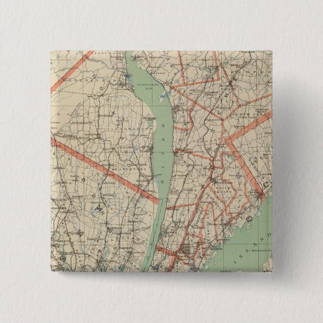 Westchester Co & Umgebung Button (Vorderseite)