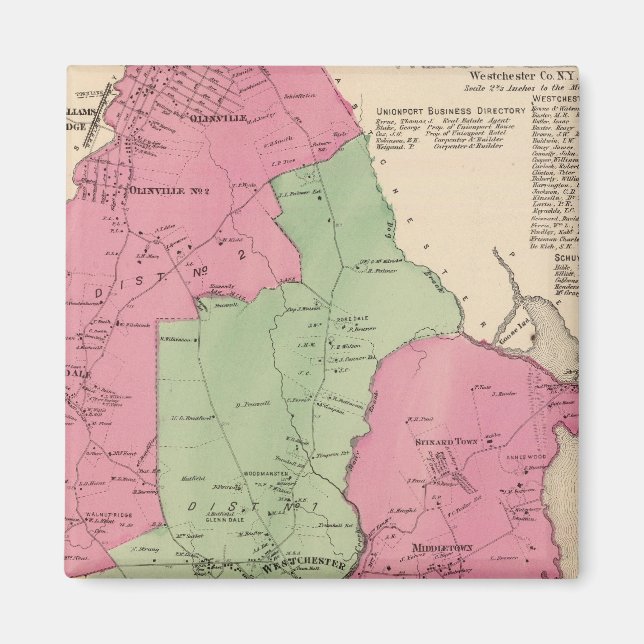 Westchester, NY Magnet (Vorne)