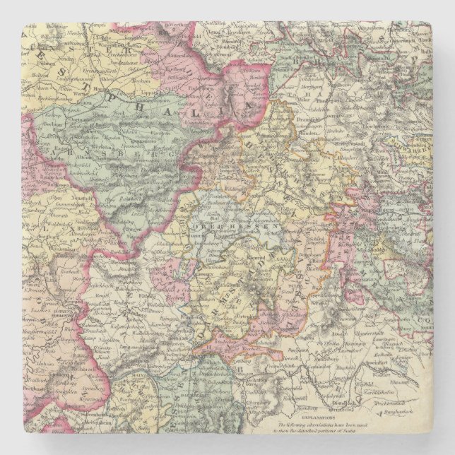 Westdeutschland 2 steinuntersetzer (Vorderseite)