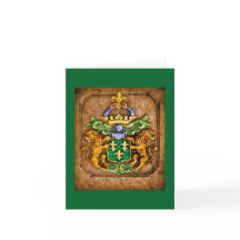 Westerfield Familien-Wappen Karte Forest Green