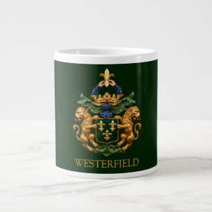 Westerfield niederländisches Familienwappen. Jumbo-Tasse