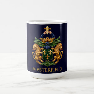 Westerfield niederländisches Familienwappen. Kaffeetasse