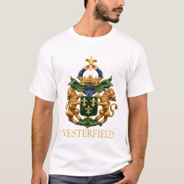 Westerfield niederländisches Familienwappen. T-Shirt
