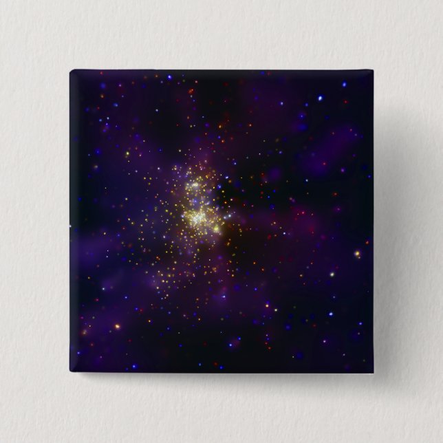 Westerlund 2, ein junger Star-Cluster Button (Vorderseite)