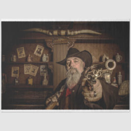 Western ABSCHLIESSEN DER BARREL-ENTDECKUNG Seidenpapier