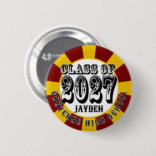 Western-Abschlussklasse 2027 Button