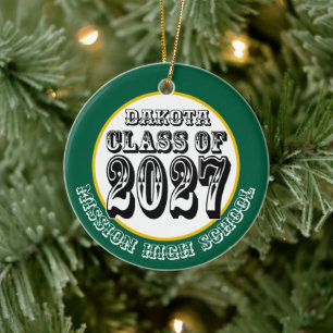 Western Abschlussklasse 2027 Foto Abitur Keramik Ornament