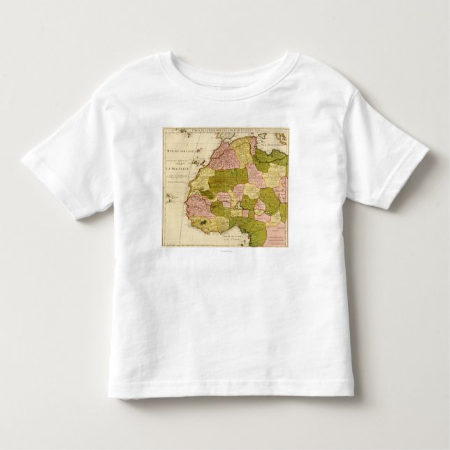 Western AfricaPanoramic MapWestern Afrika 3 Kleinkind T-shirt (Vorderseite)