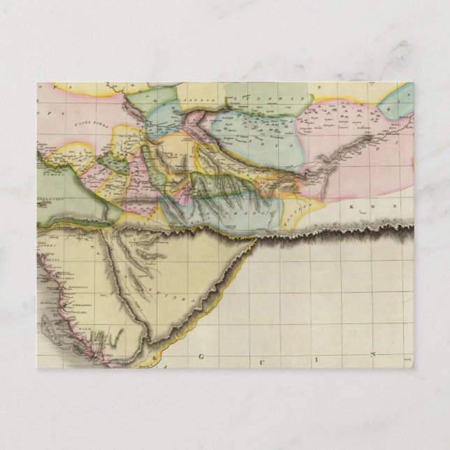 Western Afrika Postkarte (Vorderseite)