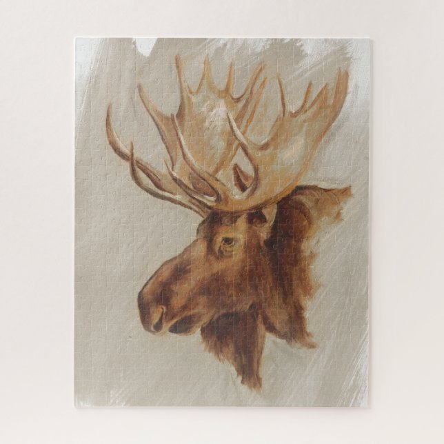 Western American Animal Study | Elche Portrait (Vertikal)