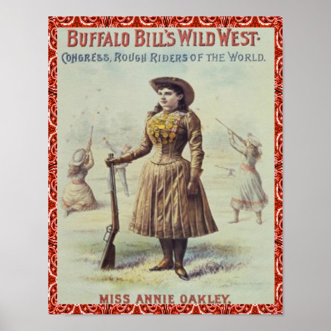 Western Annie Oakley Poster (Vorne)