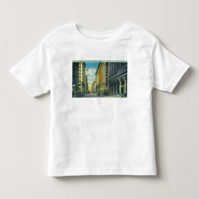 Western-Ansicht der 7. Straße von der Kleinkind T-shirt (Vorderseite)