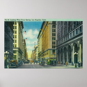 Western-Ansicht der 7. Straße von der Poster