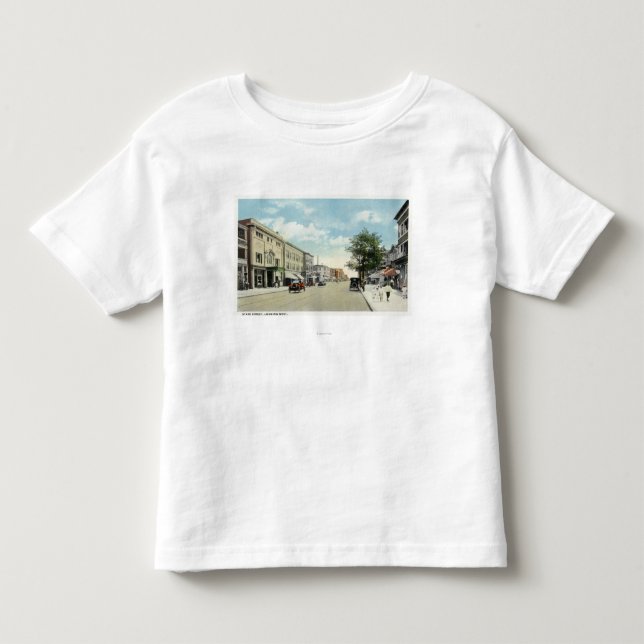 Western-Ansicht der Staats-Straße Kleinkind T-shirt (Vorderseite)
