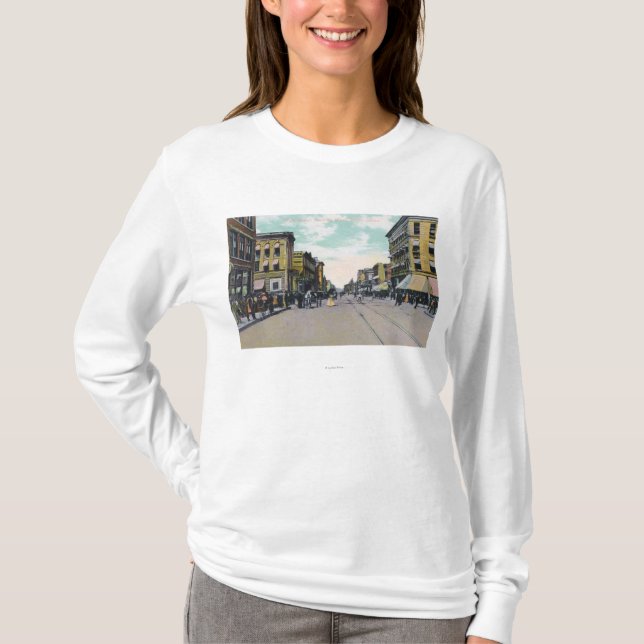 Western-Ansicht von HauptStreetBoise, T-Shirt (Vorderseite)