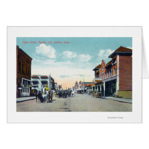 Western-Ansicht von HauptStreetVisalia, CA