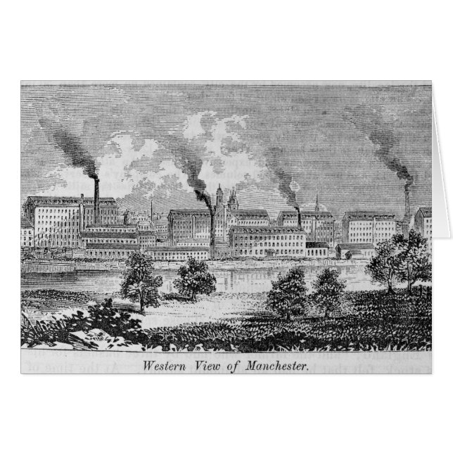 Western-Ansicht von Manchester (Vorderseite (Horizontal))