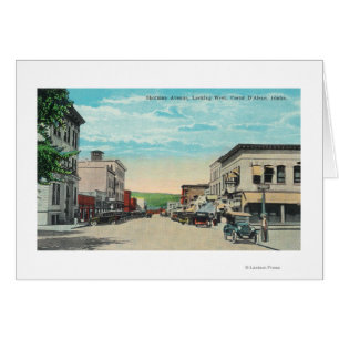 Western-Ansicht von Sherman-Allee