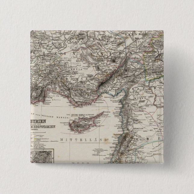 Western Asien und Syrien Button (Vorderseite)