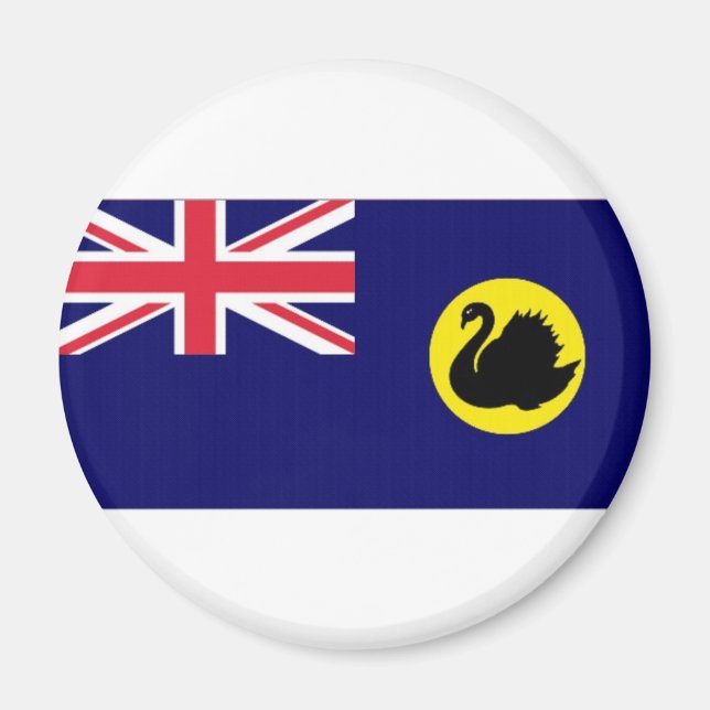 Western Australien Flagge Magnet (Vorne)