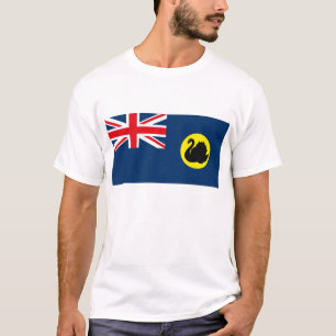 Western-Australien-Flaggen-T - Shirt
