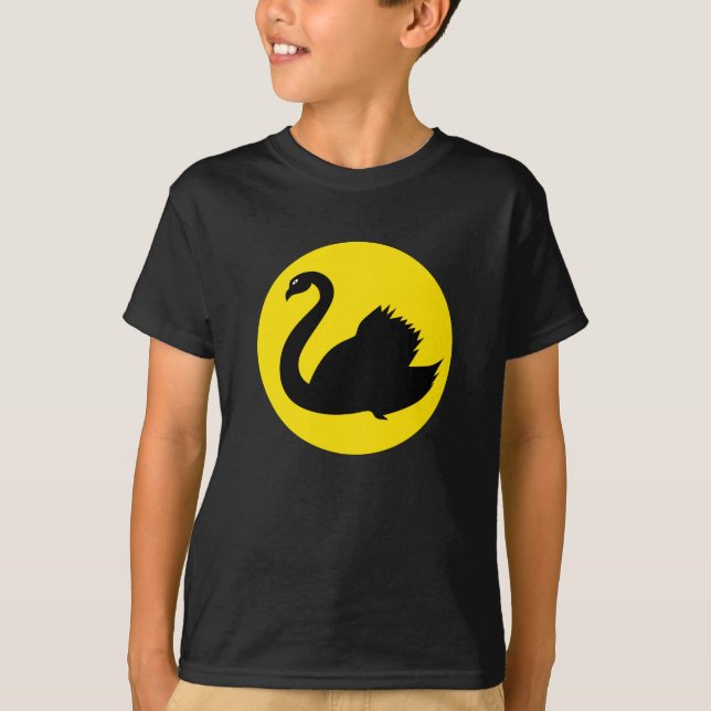 Western Australien Flaggenschwan T-Shirt (Vorderseite)