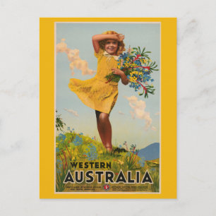 Western Australien Jahrtausende Reiseanzeige Postkarte
