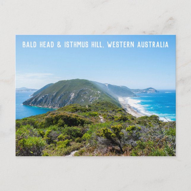 Western Australien Küstenklippen Naturlandschaft Postkarte (Vorderseite)