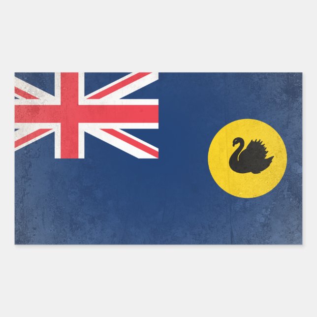 Western Australien Rechteckiger Aufkleber (Vorderseite)