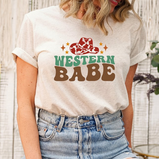 Western Babe Shirt (Western Babe, Cowgirl Chic, Rodeo Queen, Country Girl, Wild West Fashion, Western Style, Ranch Life,)