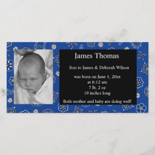 Western Baby Faire-part de naissance