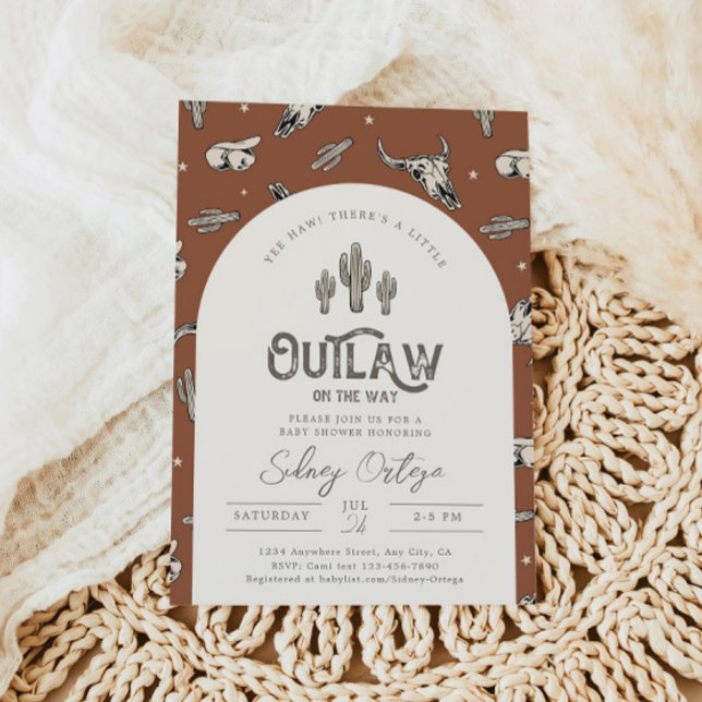 Western Babydusche Einladung (Von Creator hochgeladen)