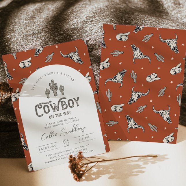 Western Babydusche Einladung (Von Creator hochgeladen)