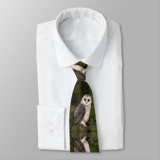 Western Barn Owl Cravate (Attaché)