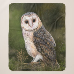 Western Barn Owl - Mignes Aquarellmalerei  Sherpadecke