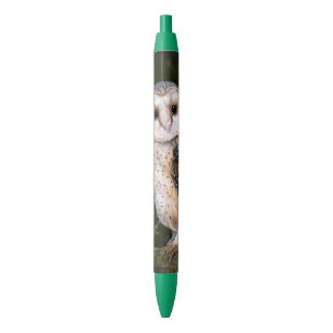 Western Barn Owl - Mignes Wasserfarben Malerei Art Kugelschreiber
