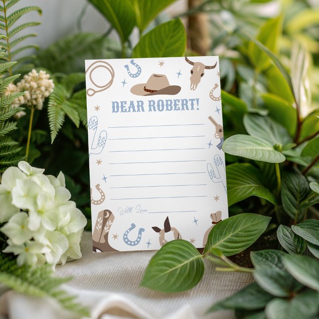 Western Birthday Time Capsule Card Einladung (Von Creator hochgeladen)