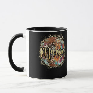 Western Bleached Turquoise Cowgirl Rodeo Mama Tasse