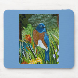 Western Bluebird Mousepad