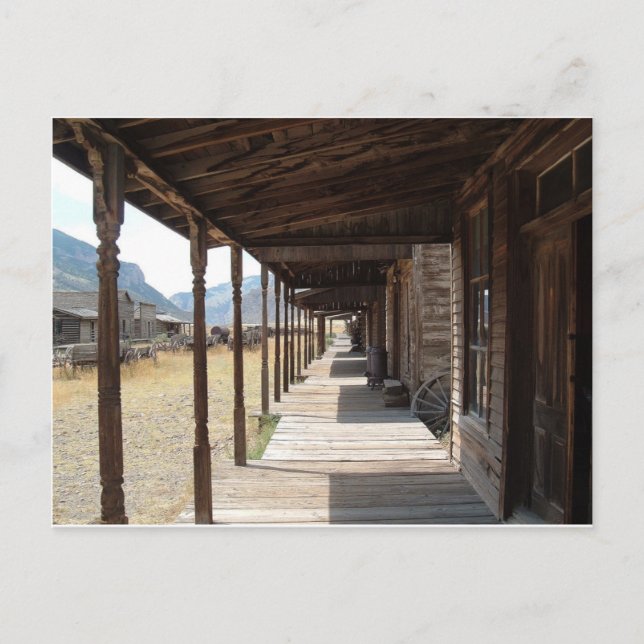 Western Boardwalk Postkarte (Vorderseite)